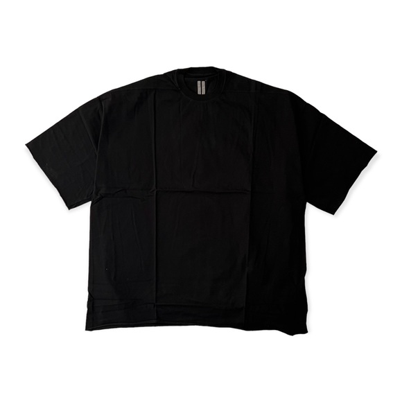 Rick Owens Oversized T Shirt Black Cotton One Size - Picture 2 of 9